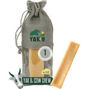 Yak9 Chews Yak & Cow Milk Chew Dog Treat, 1 count, Medium