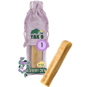 Yak9 Chews Blueberry Yak Chew Dog Treat, Large, 1 count
