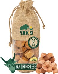 Yak9 Chews CrunCheese Natural 100% Yak Flavored Crunchy Dog Treats, 0.37-lb bag