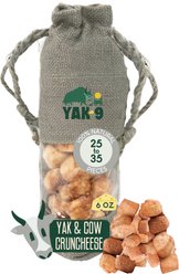 Yak9 Chews CrunCheese Natural Yak & Cow Flavored Crunchy Dog Treats, 0.37-lb bag
