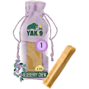 Yak9 Chews Blueberry Yak Chew Dog Treat, Small, 1 count