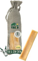 Yak9 Chews Yak & Cow Milk Chew Dog Treat, 1 count, Large