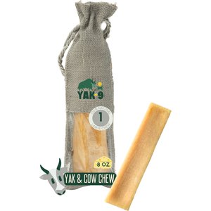Yak9 Chews Yak & Cow Milk Chew Dog Treat, 1 count, Large