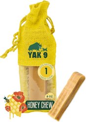 Yak9 Chews Honey Yak Chew Dog Treat, 1 count, Large