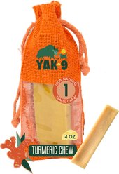 Yak9 Chews Turmeric Yak Chew Dog Treat, 1 count, Small