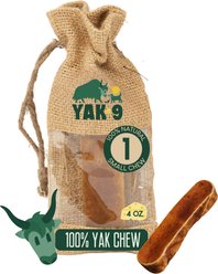 Yak9 Chews Yak Milk Chew Dog Treat, 1 count, Small