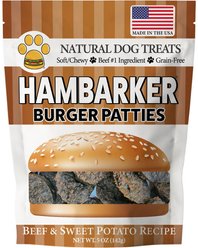 American Pet Food Hambarker All Natural Grain-Free Dog Treat, 5-oz bag, 15 count