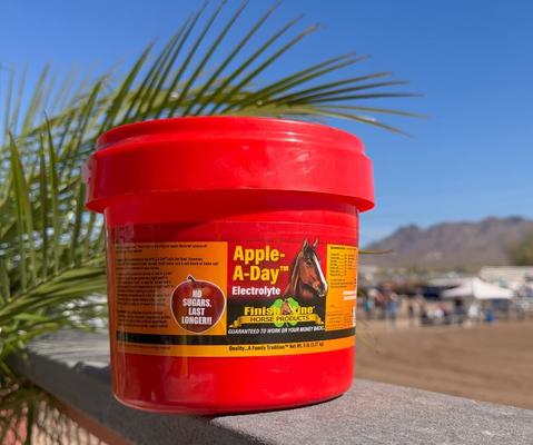 Show full view: Finish Line Apple-A-Day Electrolyte Apple Flavor Powder Horse Supplement, 5-lb tub slide 5 of 6