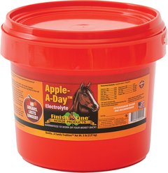 Finish Line Apple-A-Day Electrolyte Apple Flavor Powder Horse Supplement, 5-lb tub