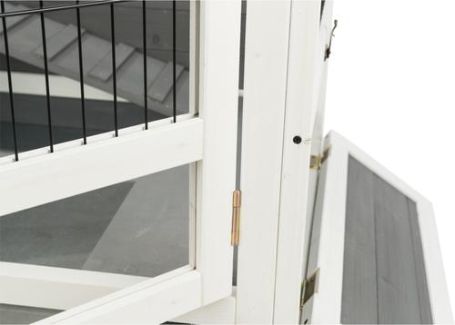 Show full view: TRIXIE Indoor Small Pet Hutch with Wheels & Pull-Out Tray, Gray, Small slide 8 of 8