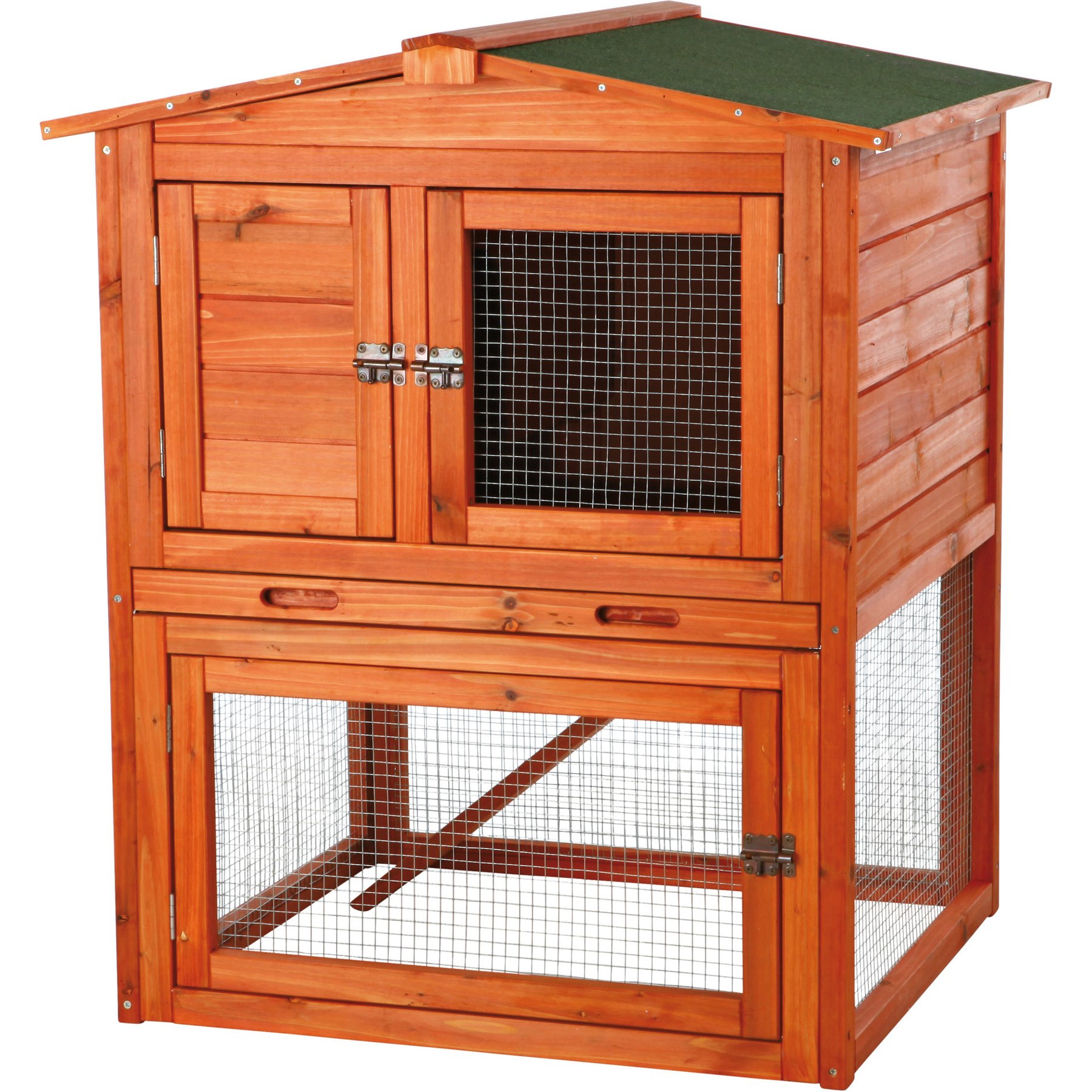 TRIXIE Rabbit Hutch with Peaked Roof