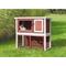 Show in main carousel: TRIXIE Natura Rabbit Hutch with Sloped Roof, Brown/White, Medium slide 2 of 8