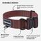 Show in main carousel: CollarDirect Double-Layered Nylon Standard Dog Collar, Rust, Large: 15 to 23-in neck, 1.5-in wide slide 3 of 7