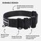 Show in main carousel: CollarDirect Double-Layered Nylon Standard Dog Collar, Black, Large: 15 to 23-in neck, 1.5-in wide slide 3 of 7