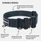 Show in main carousel: CollarDirect Double-Layered Nylon Standard Dog Collar, Dark Blue, Medium: 14 to 20-in neck, 1-in wide slide 4 of 8