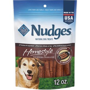 Blue Buffalo Nudges Homestyle Chicken & Pork Dog Treats, 12-oz bag