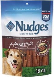 Blue Buffalo Nudges Homestyle Chicken & Pork Dog Treats, 18-oz bag