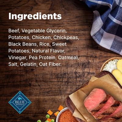 Show full view: Blue Buffalo Nudges Homestyle Beef & Rice Natural Dog Treats, 16-oz bag slide 6 of 10