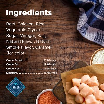 Show full view: Blue Buffalo Nudges Jerky Cuts Beef Dog Treats, 10-oz bag slide 6 of 10