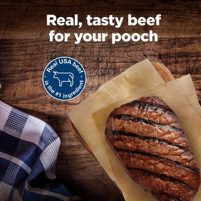 Show full view: Blue Buffalo Nudges Jerky Cuts Beef Dog Treats, 10-oz bag slide 4 of 10