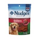 Blue Buffalo Nudges Grillers Steak Natural Dog Treats, 5-oz bag