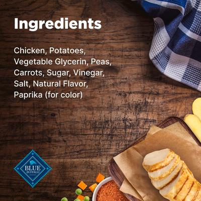 Show full view: Blue Buffalo Nudges Homestyle Real Chicken Dog Treats, 16-oz bag slide 6 of 10