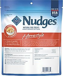 Blue Buffalo Nudges Homestyle Real Chicken Dog Treats, 16-oz bag slide 2 of 8