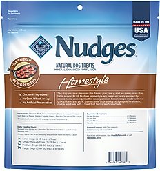 Blue Buffalo Nudges Homestyle Chicken & Bacon Dog Treats, 16-oz bag slide 2 of 8