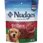 Blue Buffalo Nudges Grillers Steak Natural Dog Treats, 10-oz bag