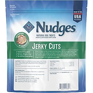 Blue Buffalo Nudges Jerky Cuts Chicken Dog Treats, 36-oz bag