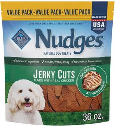 Blue Buffalo Nudges Jerky Cuts Chicken Dog Treats, 36-oz bag