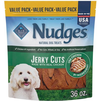 Blue Buffalo Blue Buffalo Nudges Jerky Cuts Chicken Dog Treats, 36-oz bag