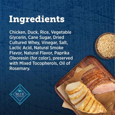 Show full view: Blue Buffalo True Chews Premium Jerky Cuts Natural Chicken & Duck Dog Treats, 12-oz bag slide 6 of 10