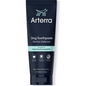 Arterra Pet Science Peanut Butter Flavored Nano Hydroxyapatite Remineralizing Dog Toothpaste, 3-oz tube