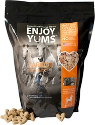 Enjoy Yums All-Natural Carrot Horse Treats, 5-lb bag