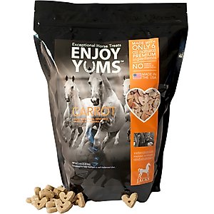 Enjoy Yums All-Natural Carrot Horse Treats, 5-lb bag