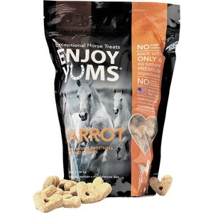 Enjoy Yums All-Natural Carrot Horse Treats, 1-lb bag