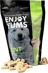 Enjoy Yums Mint Flavor Dog Treats, 1-lb bag