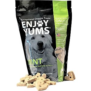 Enjoy Yums Mint Flavor Dog Treats, 1-lb bag
