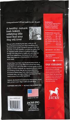 Show full view: Enjoy Yums Apple Flavor Dog Treats, 1-lb bag slide 3 of 5