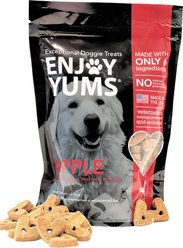 Enjoy Yums Apple Flavor Dog Treats, 1-lb bag