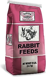 Hudson Feeds Rabbit Feeds Pellets Rabbit Food, 50-lb bag
