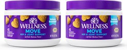 Wellness Move Hip & Joint Chicken Flavor Chew Supplements for Dogs, 90 count bundle