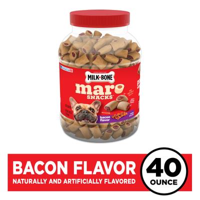 Show full view: Milk-Bone MaroSnacks Bacon Flavor Dog Treats, 40-oz tub slide 4 of 11