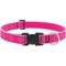 Show in main carousel: LupinePet Reflective Diamonds Dog Collar, Pink Diamond, Large: 16 to 28-in neck, 1-in wide slide 1 of 5