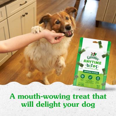 Show full view: Greenies Anytime Bites Original Chicken Flavor Soft & Chewy Dog Treats, 24-oz bag slide 9 of 11