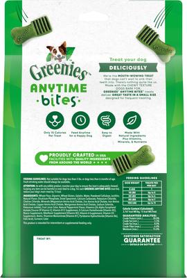 Show full view: Greenies Anytime Bites Mint Flavor Soft & Chewy Dog Treats, 24-oz bag slide 3 of 11