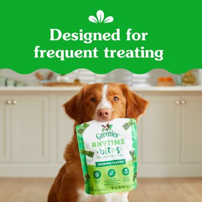 Show full view: Greenies Anytime Bites Original Chicken Flavor Soft & Chewy Dog Treats, 10.3-oz bag slide 6 of 11