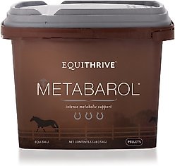 Equithrive Metabarol Metabolism Support Pellets Horse Supplement, 3.3-lb tub