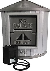Dog Palace Pro Series RB Palace Insulated Dog House with Palace Central Heater
